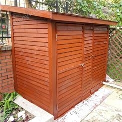 庭院木屋工具房 户外实木设备房 小型储藏室 定制尺寸