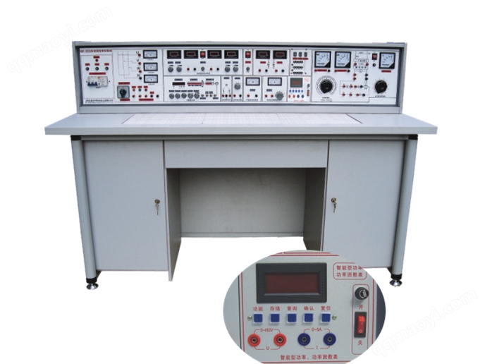 BZK-530C 电工、模电、数电、电气控制(带直流电机实验)设备五合一综合实验室成套设备（带智能型功率表、功率因数表）
