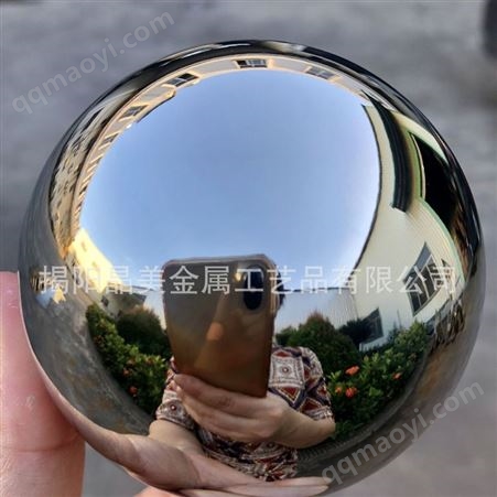 生产304无焊痕镜面抛光不锈钢空心球40MM--600MM 晶美