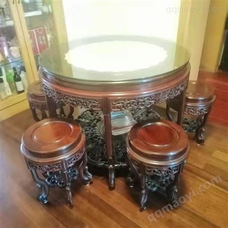 回收老红木家具，闵行二手红木桌收购-免费上门
